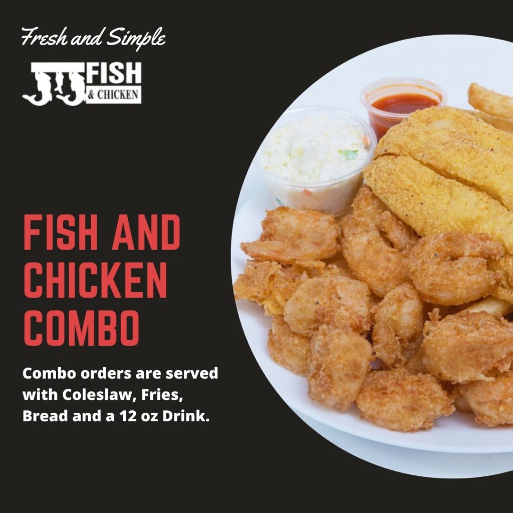 Menu JJ Fish & Chicken